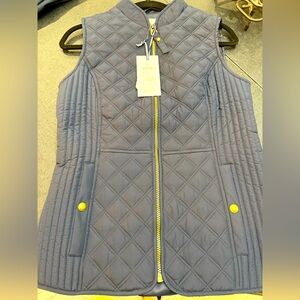 Navy Puffer Vest NWT